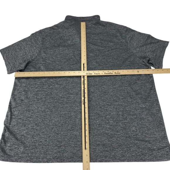 Duluth Polo Shirt Mens Size 2XL Gray Polyester Short Sleeve Fit Golf Performance - Picture 3 of 14